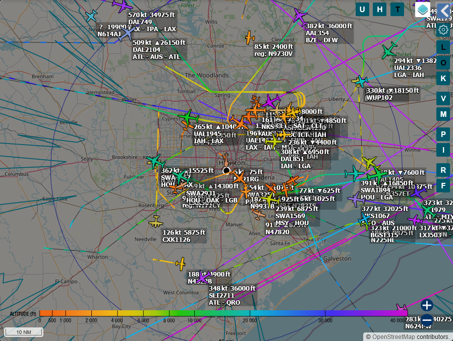 Live ADS-B Map Preview